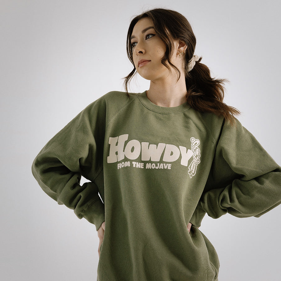 "Howdy From the Mojave" Crewneck Sweatshirt